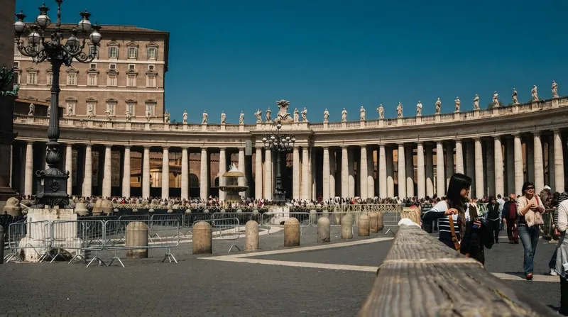 Thousands of pilgrims gathered in St. Peter's Square to welcome the pontiff's return.