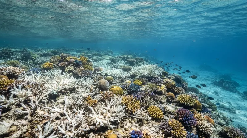 Illustration: Marine conservationists warn that the compounding heat stress could push vulnerable coral species past the point of recovery.