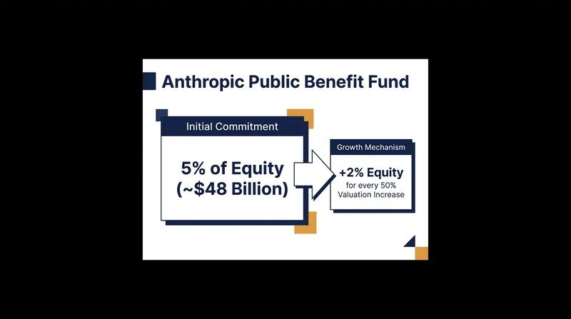 The fund's resources are designed to scale automatically as Anthropic's valuation increases.
