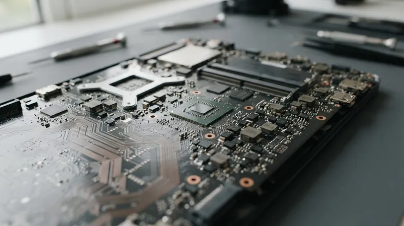 Illustration: Soldered LPDDR memory saves vertical space and improves signal integrity, but hides the channel configuration from the buyer.