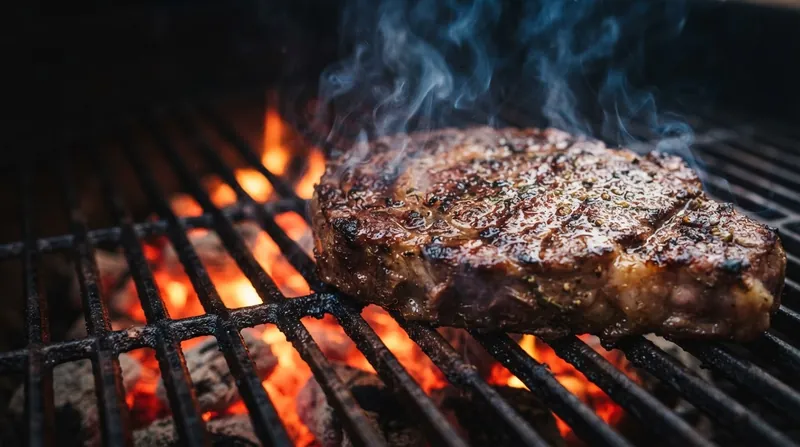 Illustration: Gas burners heat the air inside the cook box, relying on convection to transfer energy to the food.