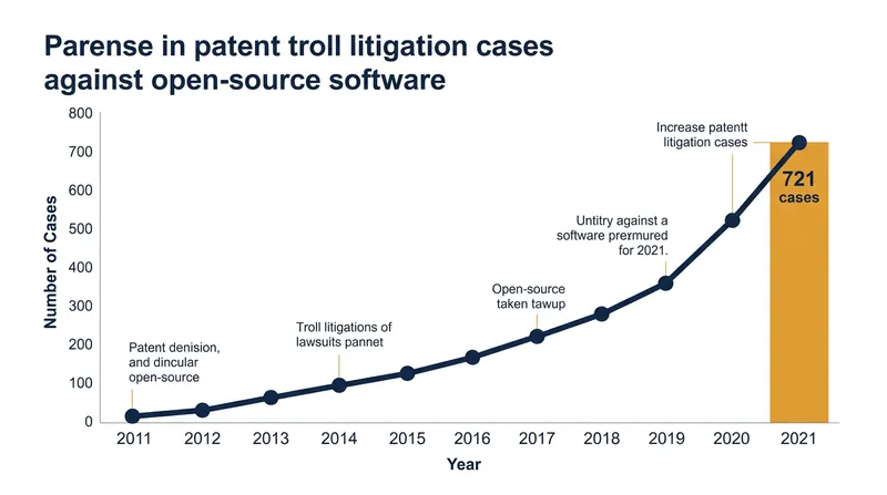 Patent litigation targeting open-source programs reached an all-time high in 2021.