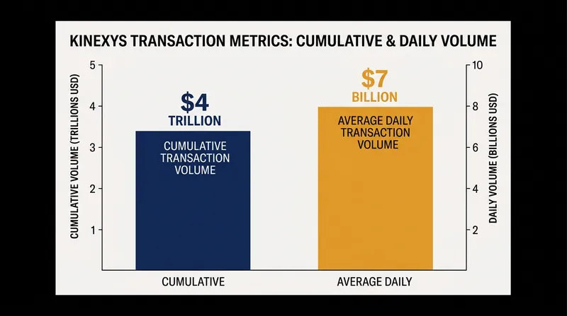 JPMorgan's Kinexys platform currently handles an average daily transaction volume of $7 billion.