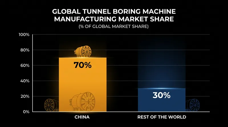 China's dominance in the tunnel boring machine market gives the new export controls significant geopolitical weight.