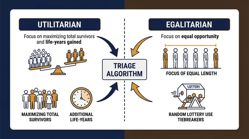 Every mass-casualty protocol requires sacrificing one ethical ideal to satisfy another.