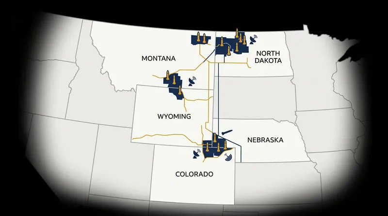 Geographic dispersal ensures that no single incoming warhead can destroy more than one launch facility.