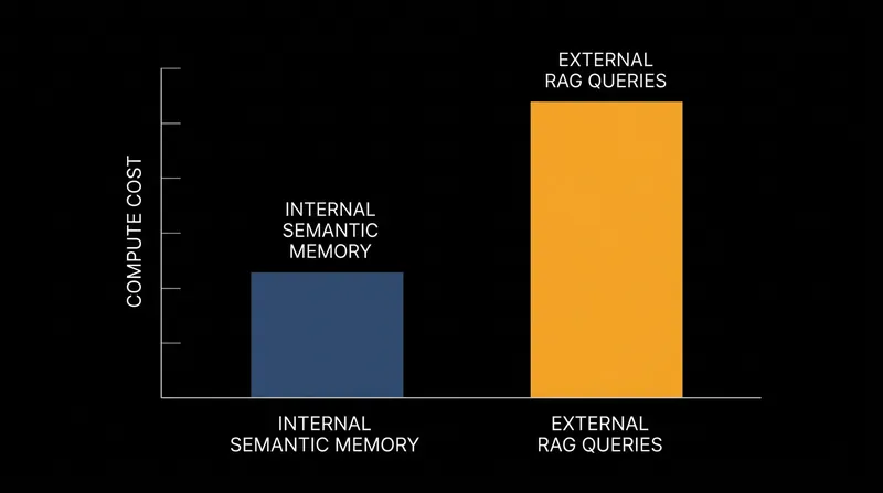 External database workarounds preserve facts but introduce significant computational overhead.