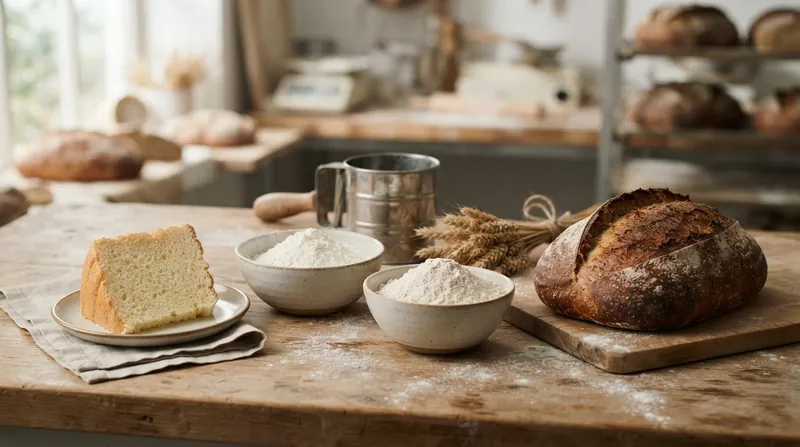Illustration: Heavily chlorinated cake flour is prized for its ability to produce a towering, pale crumb.