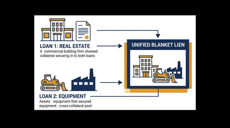 How separate credit facilities merge into a unified blanket lien.