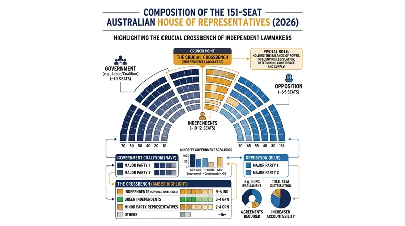 Independent lawmakers hold a critical position in the 151-seat Australian House of Representatives.
