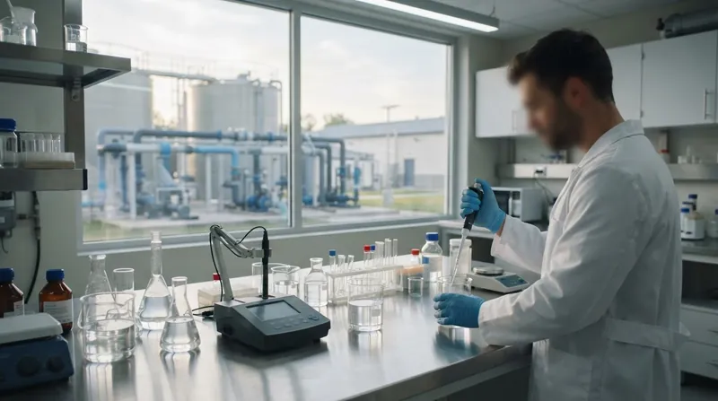 Illustration: Operators must constantly balance chemical dosing to prevent both microbial growth and the formation of disinfection byproducts.