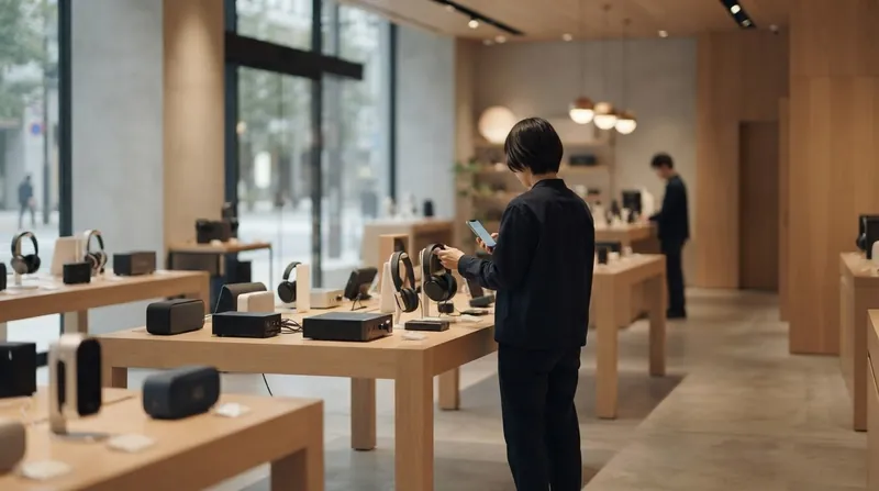 Illustration: Showrooming allows consumers to use physical retail services while buying from online competitors.