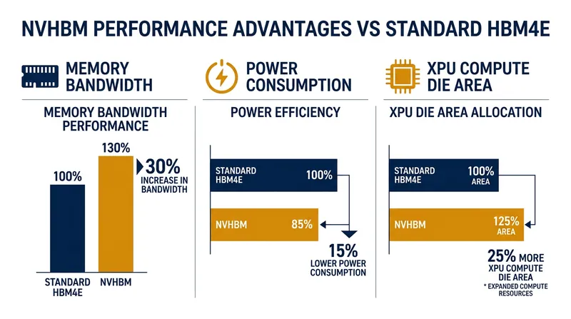Relocating the memory controller to the base die delivers substantial performance improvements.
