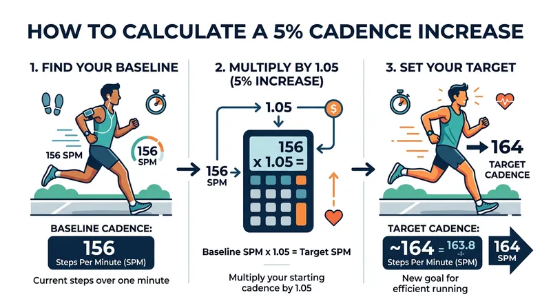Targeting a 5 percent increase scales the adjustment to your natural biomechanics.