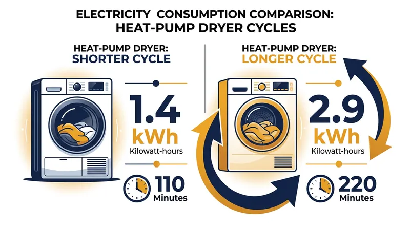 Extended run times in cold environments erase a significant portion of the appliance's energy savings.