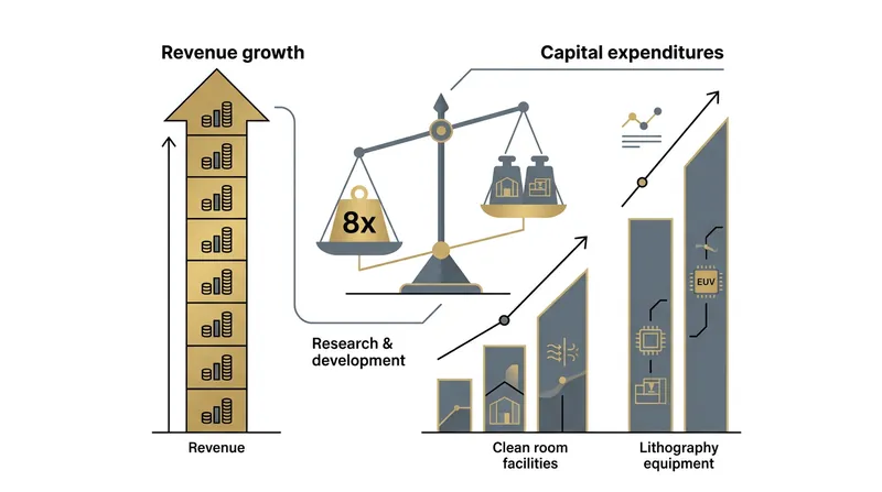 Rising capital expenditures for AI memory fabrication are pressuring profit margins across the sector.