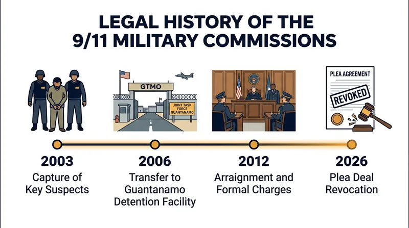 The 9/11 defendants have been in US custody for more than two decades, with their military trials stalled since 2012.