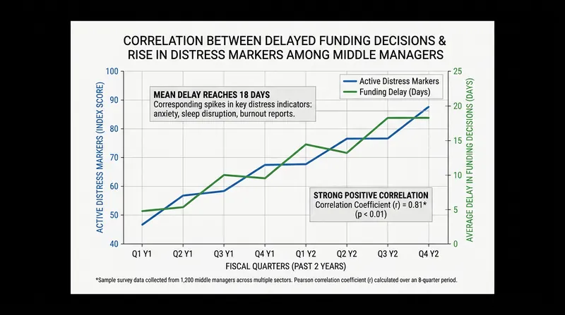Centralised funding decisions are delayed by an average of 18 days, directly threatening managerial performance metrics.