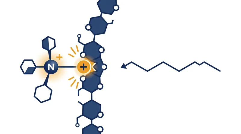 Traditional softeners use amphiphilic molecules that coat fibers with water-repelling fatty tails.
