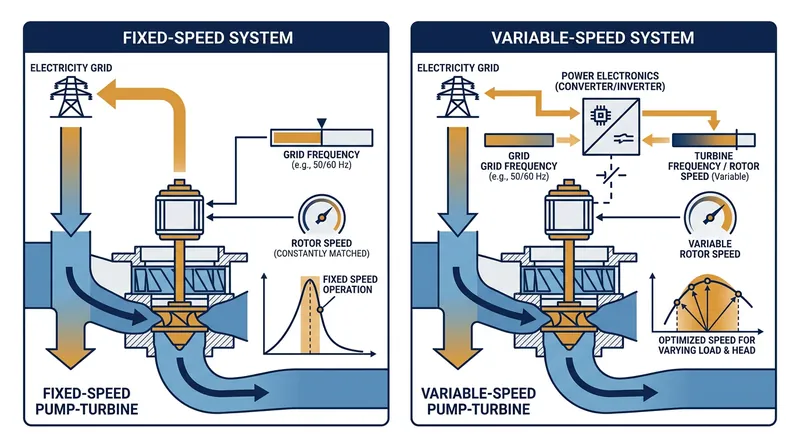Variable-speed drives allow the turbine to adjust its rotation to match exact hydraulic conditions, recovering up to 3 percent of lost efficiency.