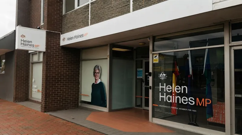 The attack occurred in the regional center of Wangaratta, a typically quiet community that serves as the hub for the vast Indi electorate.