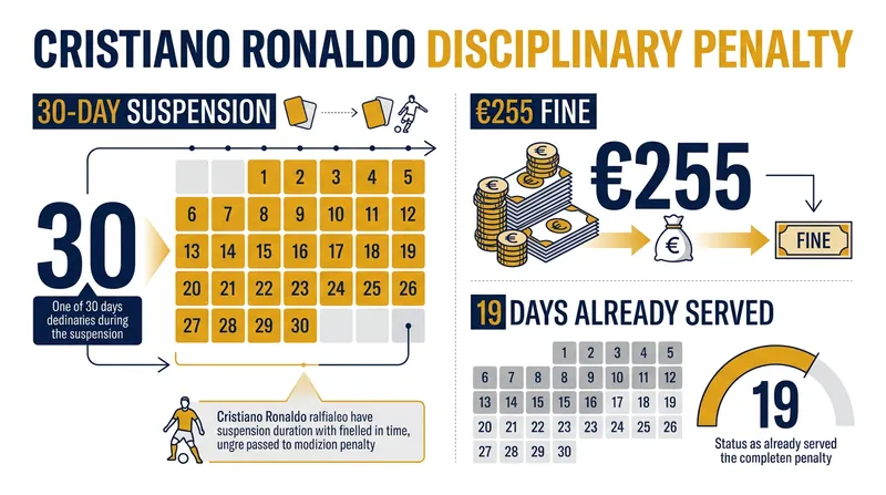 The Portuguese FA handed down the minimum suspension length stipulated in its regulations.