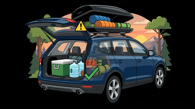 Dense, heavy items must be kept as close to the axles as possible to preserve handling dynamics.
