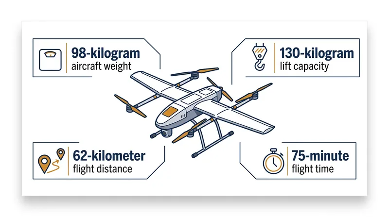 The Ayudag-6 hexacopter was heavily modified to support the weight of an adult human wearing combat gear.