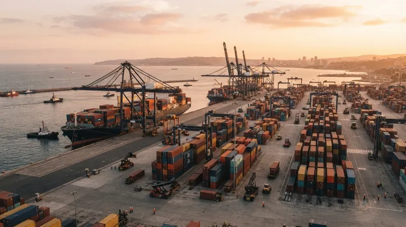 Illustration: A formalized trade agreement aims to significantly increase the volume of goods moving through major Indian ports.