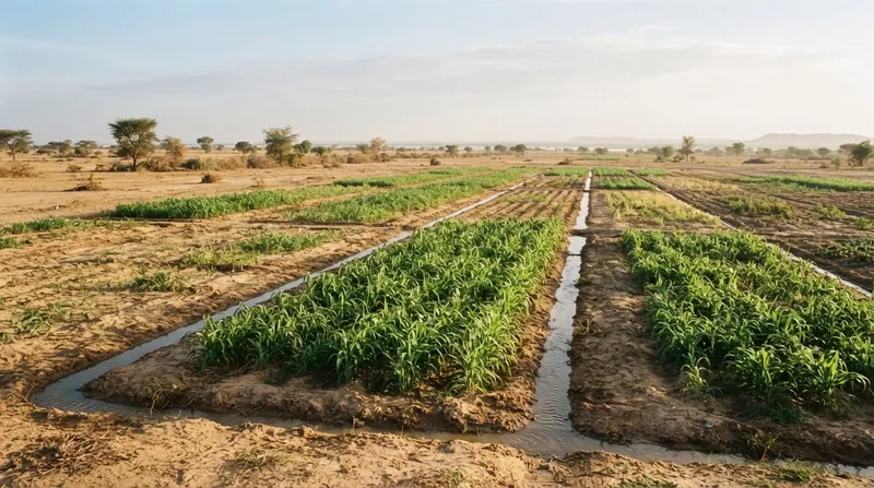 Illustration: Farming accounts for the vast majority of water withdrawals, driving the local economies of the Sahelian states.
