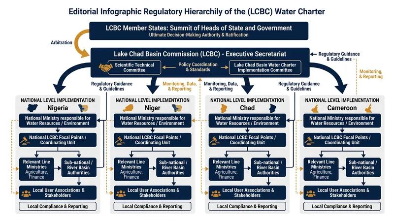 The 2012 Water Charter establishes a dispute resolution framework to prevent water scarcity from escalating into conflict.