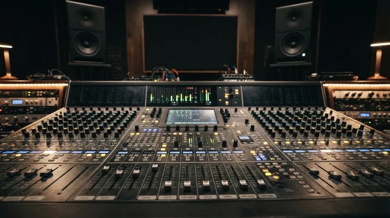 Illustration: Studio engineers calibrate their monitoring environments to 80 decibels to ensure their mixes translate accurately to massive concert PA systems.