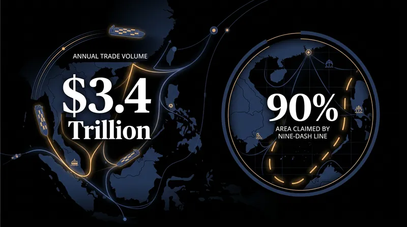 The geographic overlap affects a maritime route responsible for one-fifth of all global trade.