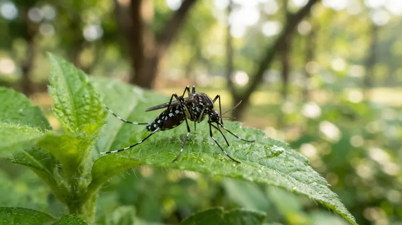 Illustration: The Asian tiger mosquito has established year-round colonies in Southern Europe due to rising temperatures.
