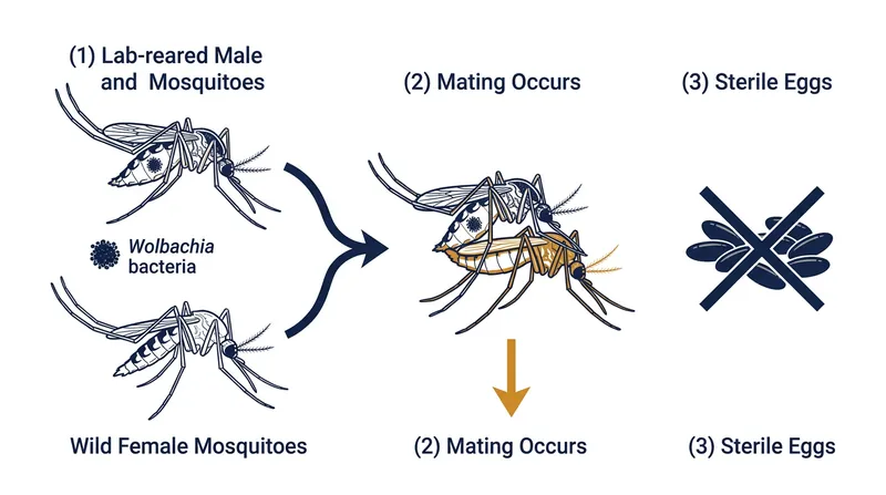 How the Wolbachia bacterium prevents tiger mosquito eggs from hatching.