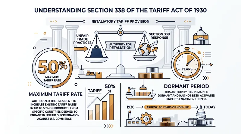 Section 338 of the Smoot-Hawley Tariff Act had never been used by a president until this year.