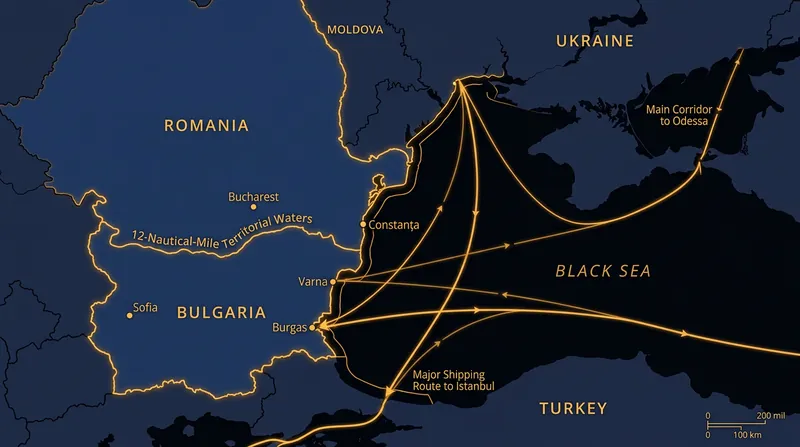 The deployment focuses on securing the western Black Sea corridor, a vital route for commercial shipping.