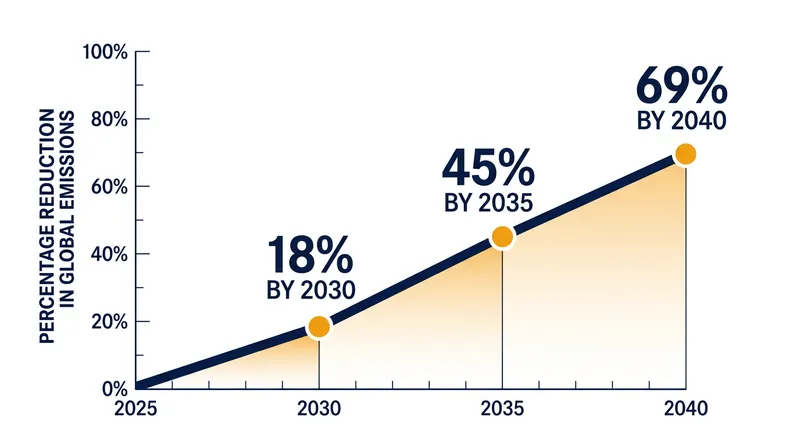 The new reduction benchmarks required to minimize the duration of the 1.5-degree overshoot.