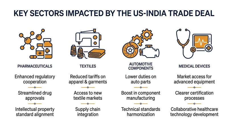 The finalized trade agreement is expected to significantly impact export-heavy manufacturing sectors in both nations.