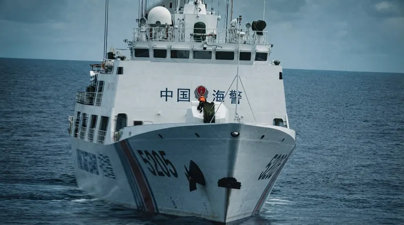 China Coast Guard and maritime militia vessels have maintained a continuous presence at Sabina Shoal since early 2024.
