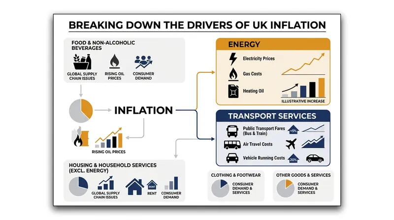 Energy and transport services accounted for the largest upward contributions to the September inflation print.
