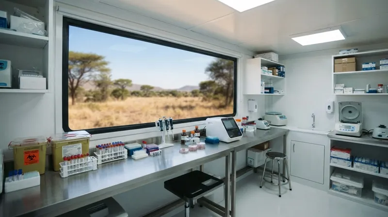 Illustration: Mobile diagnostic laboratories are being deployed to newly affected regions to confirm suspected cases within hours.