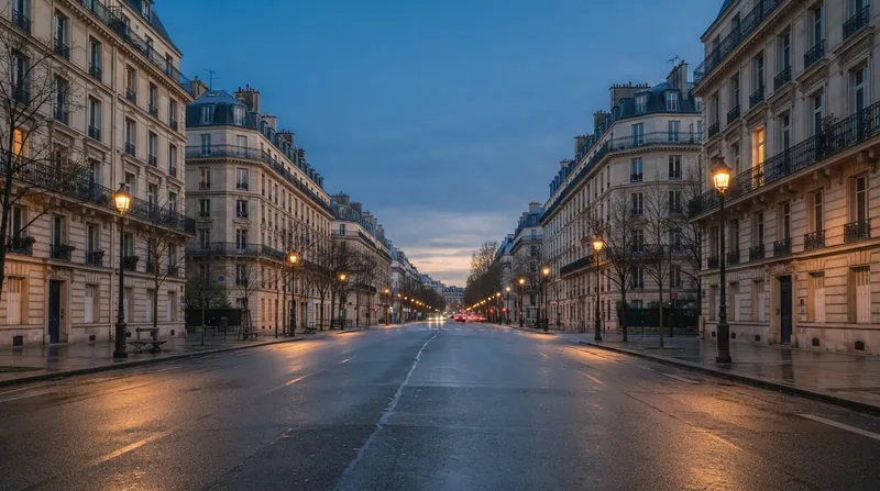 Illustration: Heavy police deployments remain in place across major French cities to enforce newly authorized curfews.