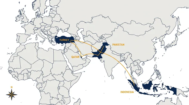 The Badr pact connects defense industrial bases across the Middle East and the Asia-Pacific.