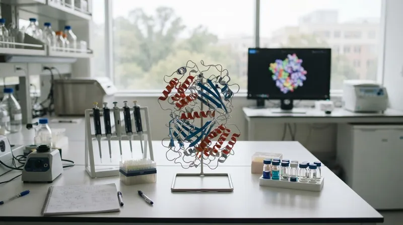 Illustration: Cryo-electron microscopy allows scientists to freeze biological molecules and reconstruct their three-dimensional shapes at near-atomic resolution.