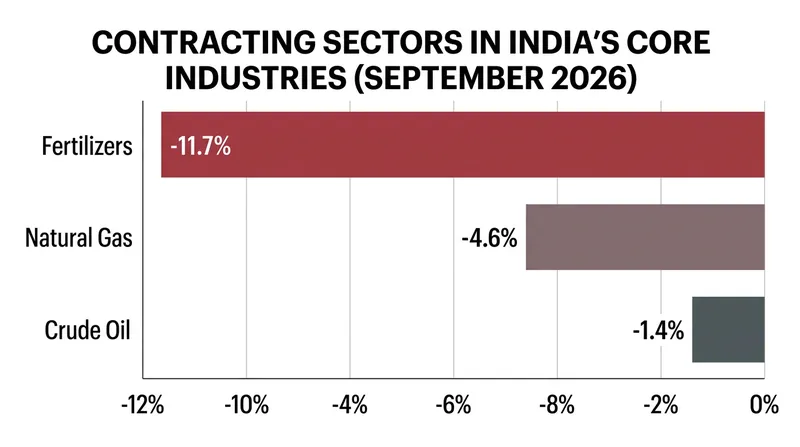 Domestic energy extraction and fertilizer production continued to contract despite the broader industrial boom.
