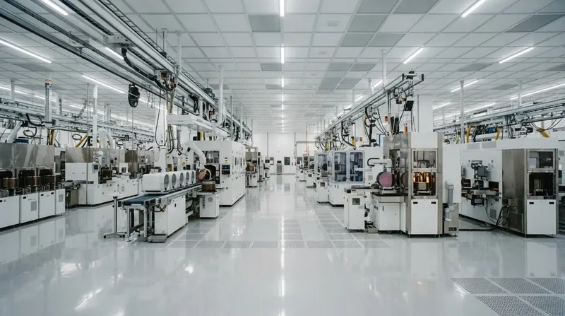Illustration: Japanese firms maintain a dominant position in supplying the upstream equipment required for advanced semiconductor fabrication.