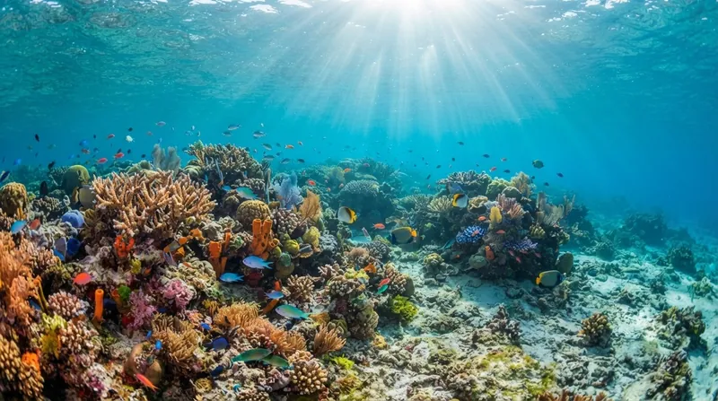 Illustration: Marine biologists are searching for individual coral colonies that demonstrate natural thermal tolerance against marine heatwaves.