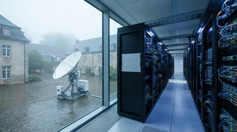 Illustration: European defense ministries have grown wary of commercial satellite and software dependencies following recent conflicts.