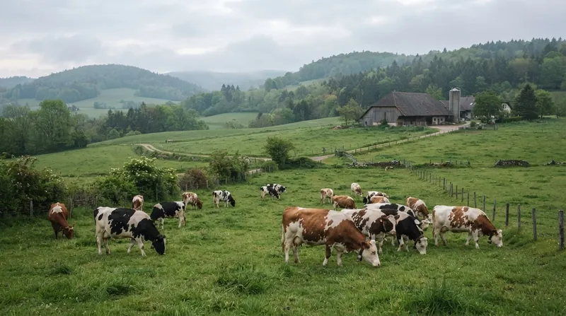 Illustration: The outbreak has severely impacted dairy and beef infrastructure across eastern France and neighboring countries.